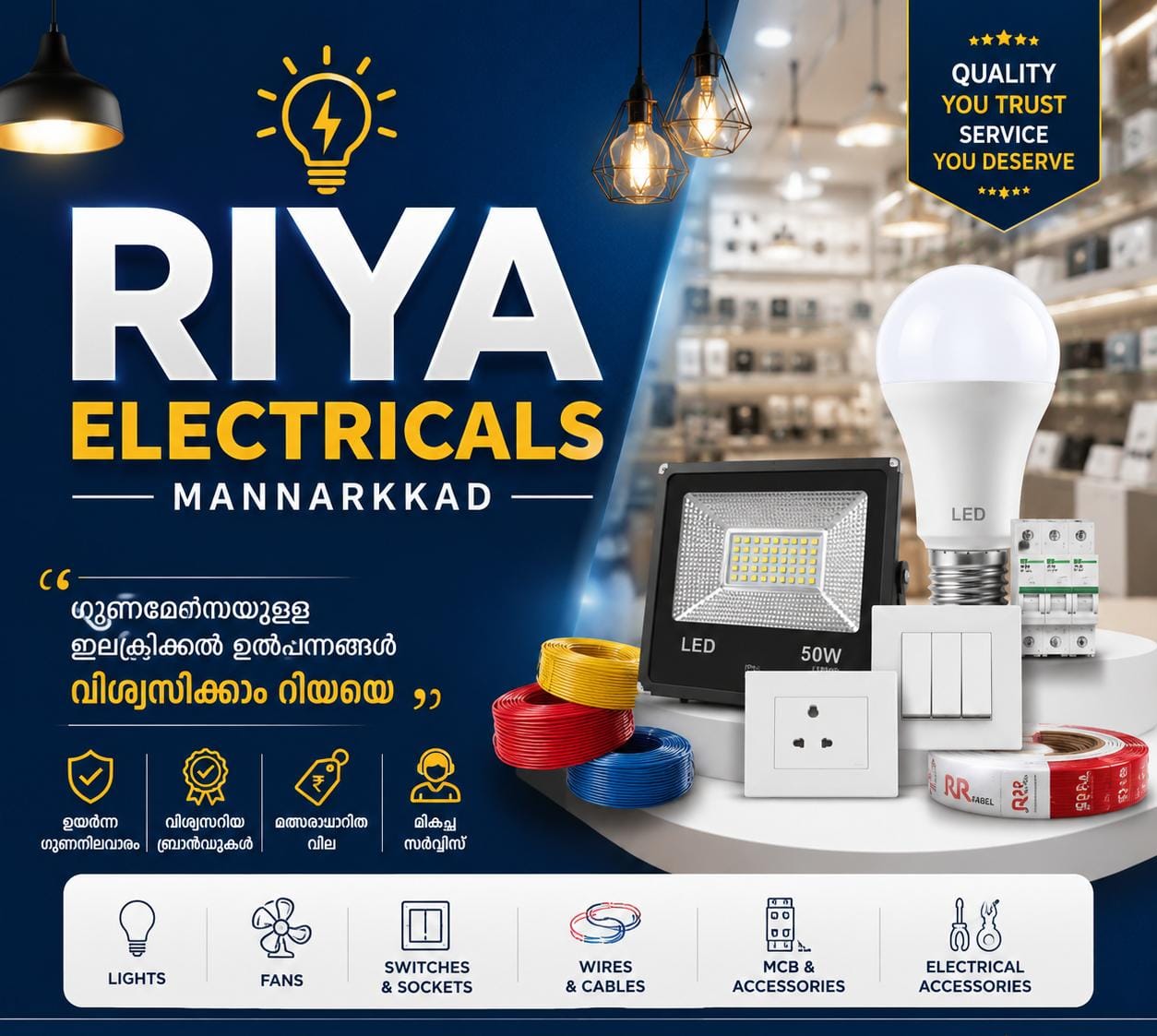 RIYA ELECTRICALS MANNARKKAD